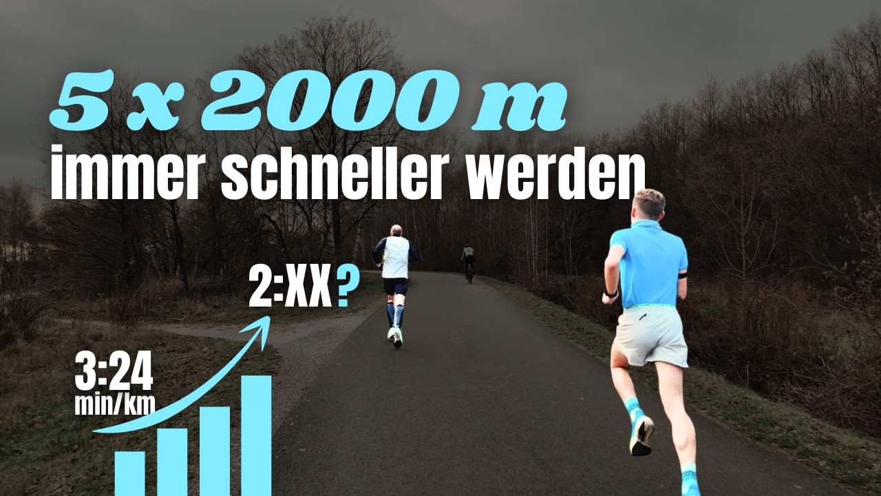 Schaffe ich es immer schneller: harte Intervalleinheit ⏱️📈 | running session vlog