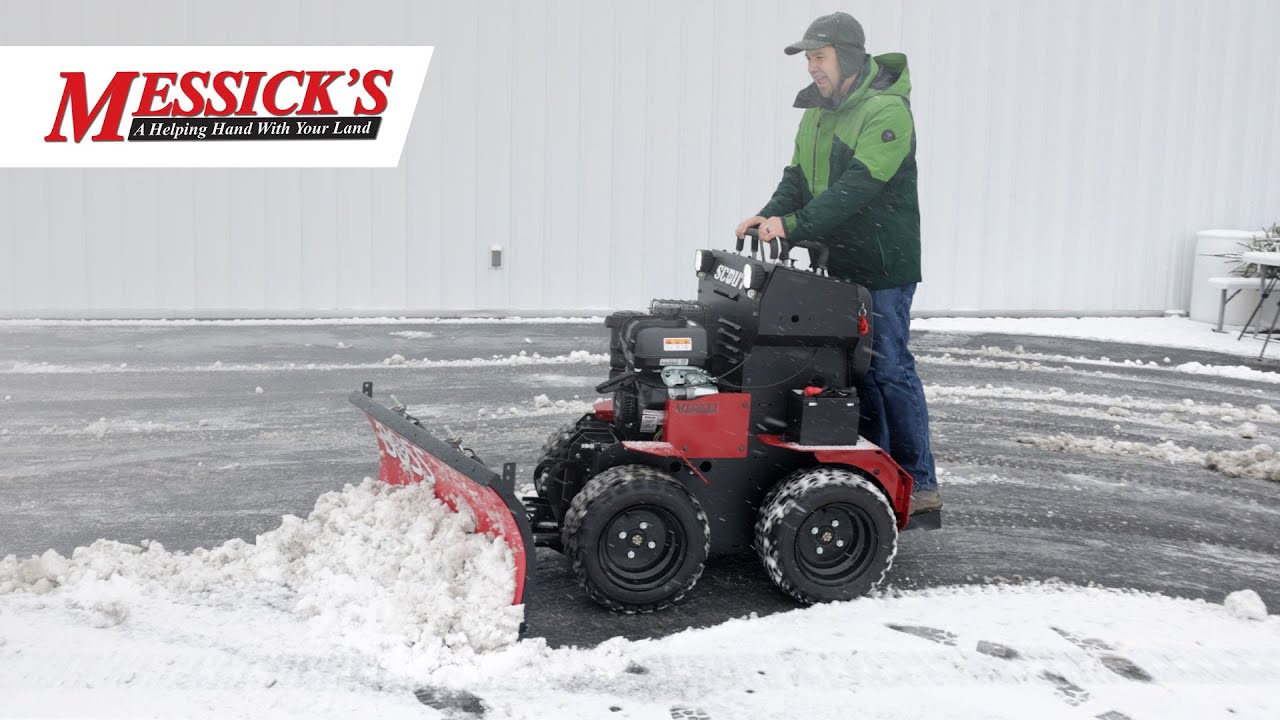 First tracks on the Boss Snowrator
