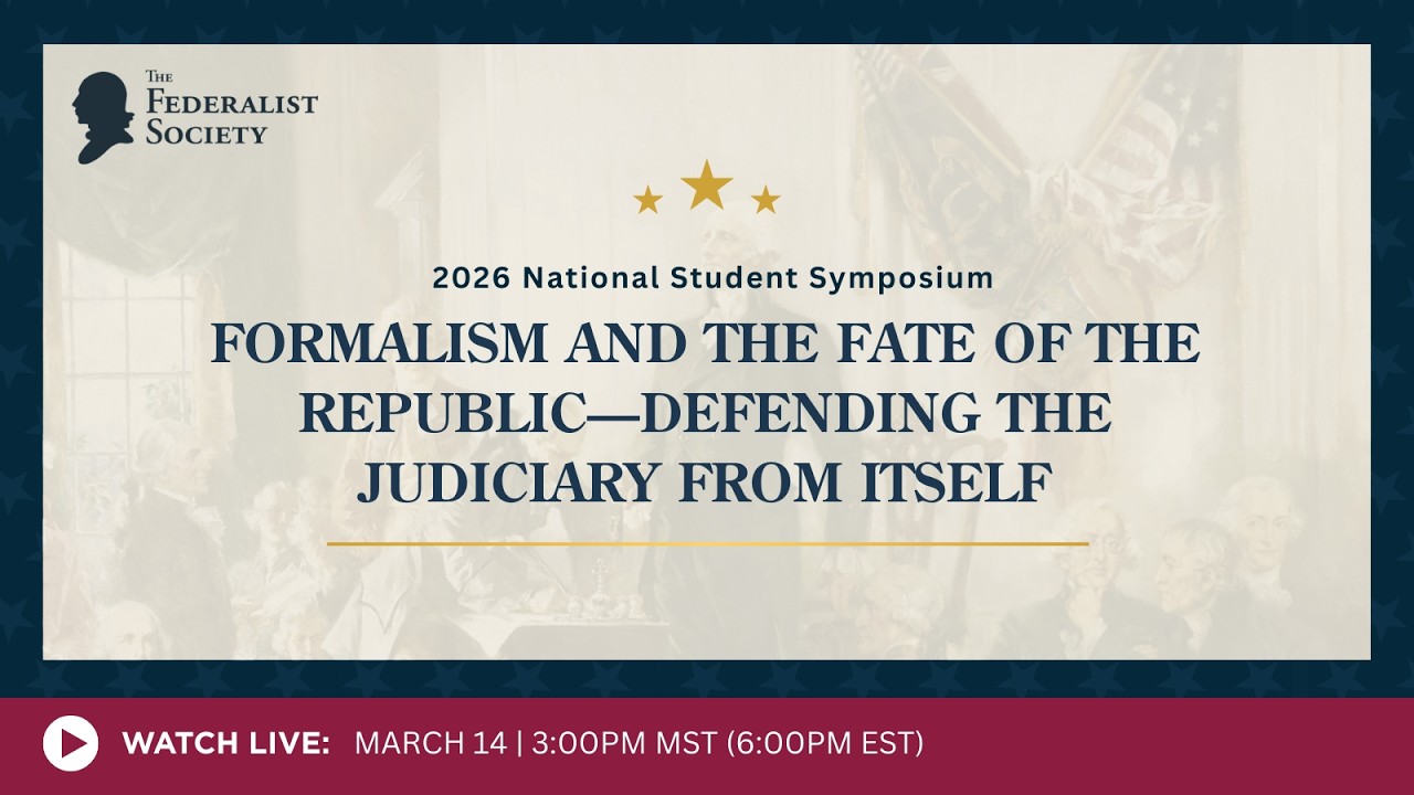 Formalism and the Fate of the Republic—Defending the Judiciary from Itself