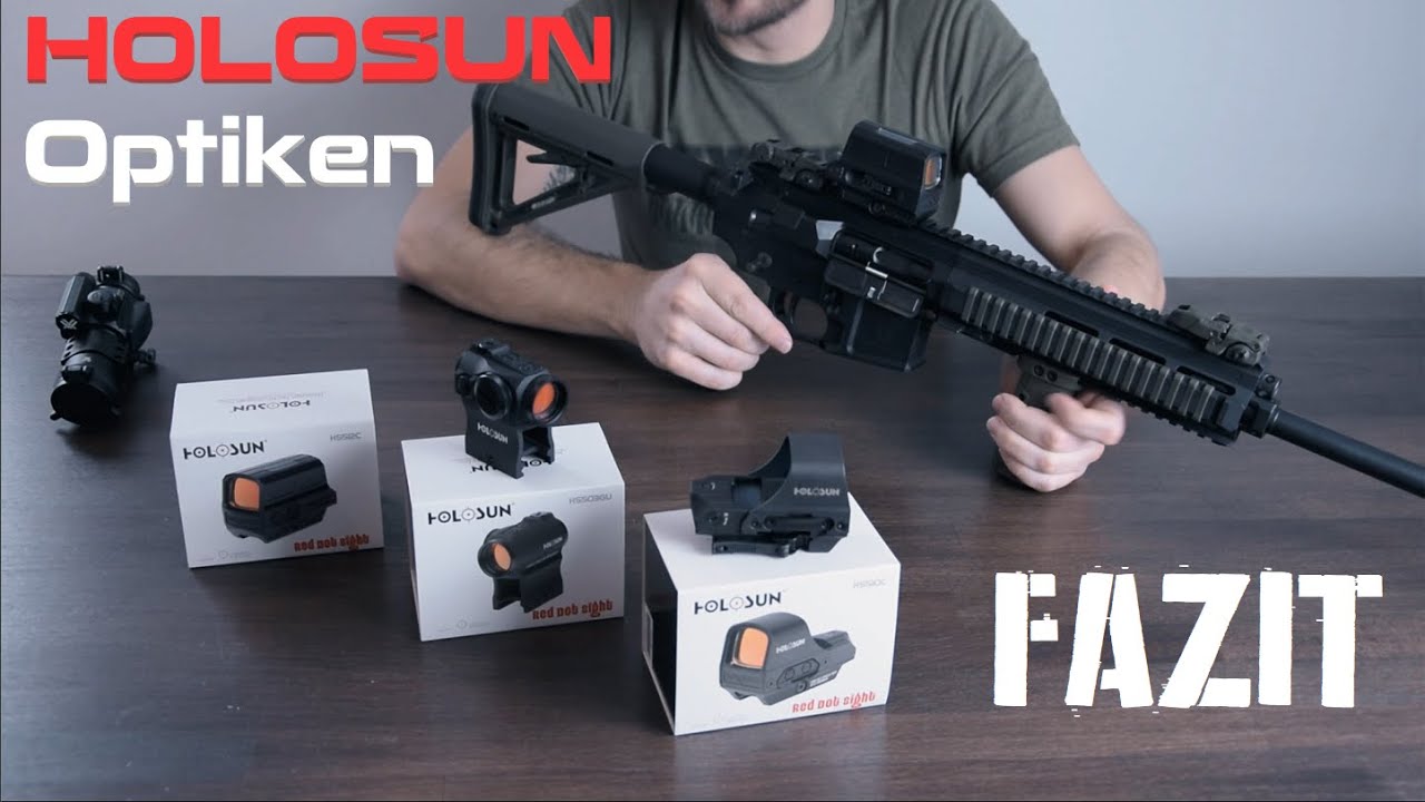 HOLOSUN Optik Vergleich // HS503GU vs. HS510C vs. HS512C-RD