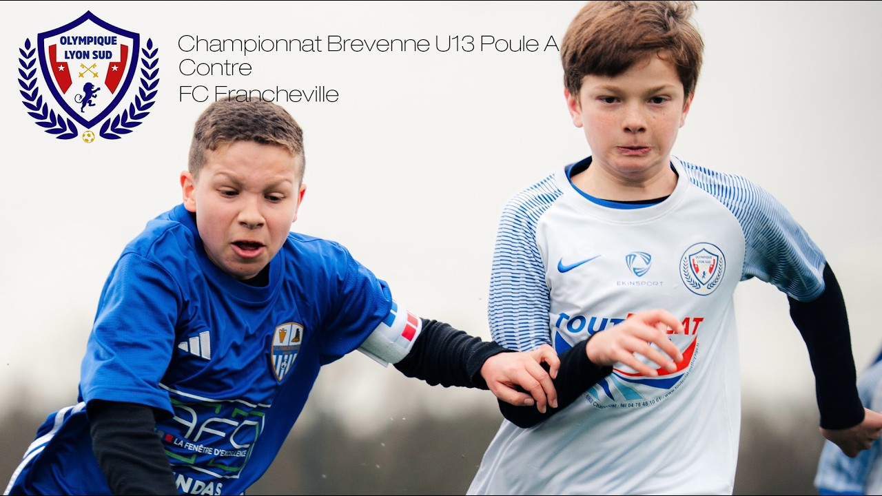 Olympique Lyon Sud U12-1 - FC Francheville// U13 Brevenne poule A // 28 Février 2026 // 2em mi-temps
