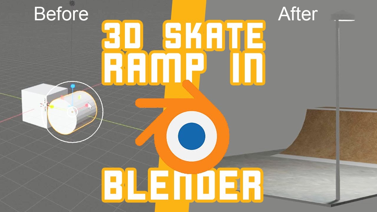3D Skate Ramp in Blender
