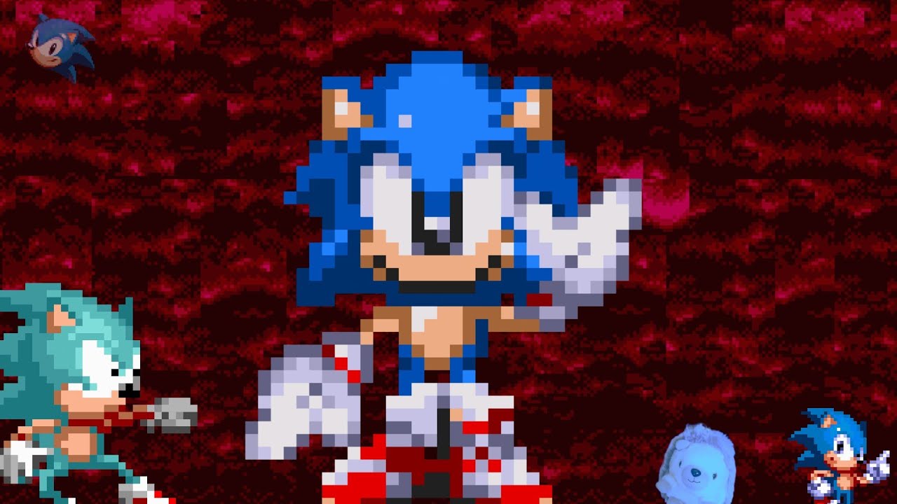 Sonic exe Rewrite round 2 pixel art