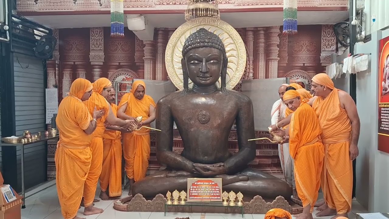 ऋषभधाम, तूमैंन जी वाले बड़े बाबा आदिनाथ (बैठादेव जी) कि शांतिधारा 23/01/2026