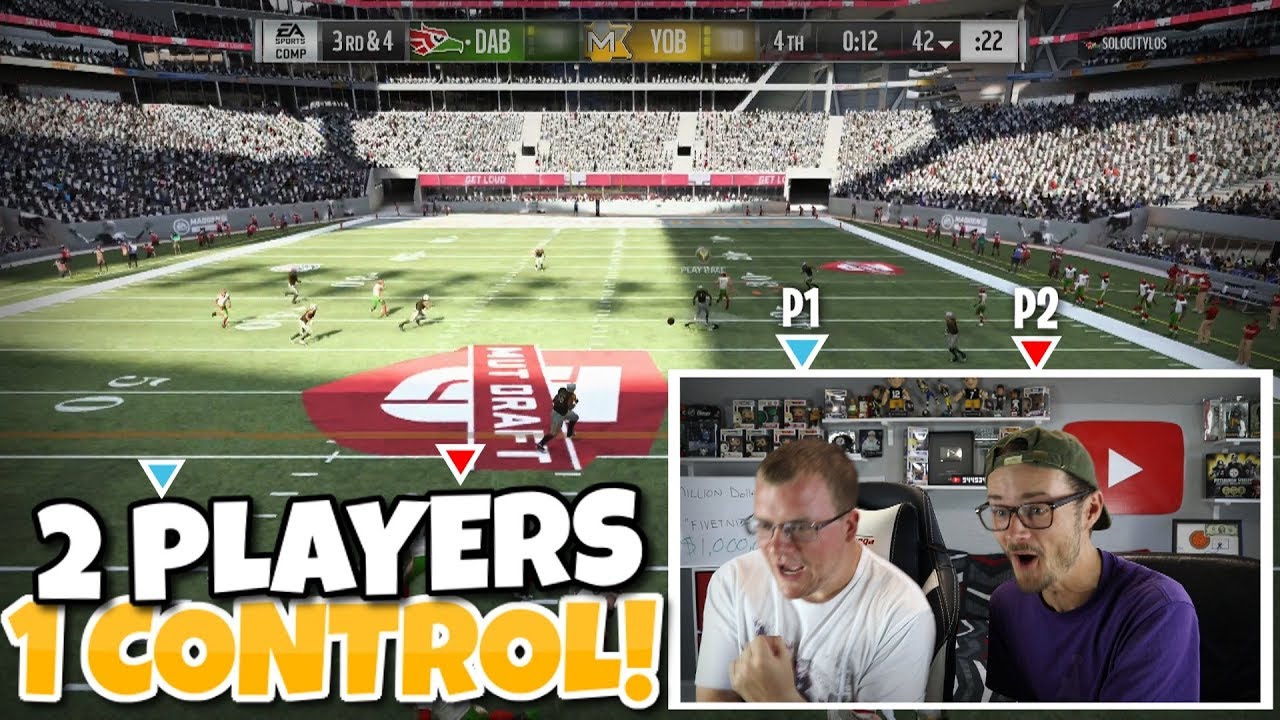 2 PLAYERS 1 CONTROLLER CHALLENGE?? - THIS GAME WAS CRAZY!! Madden 19