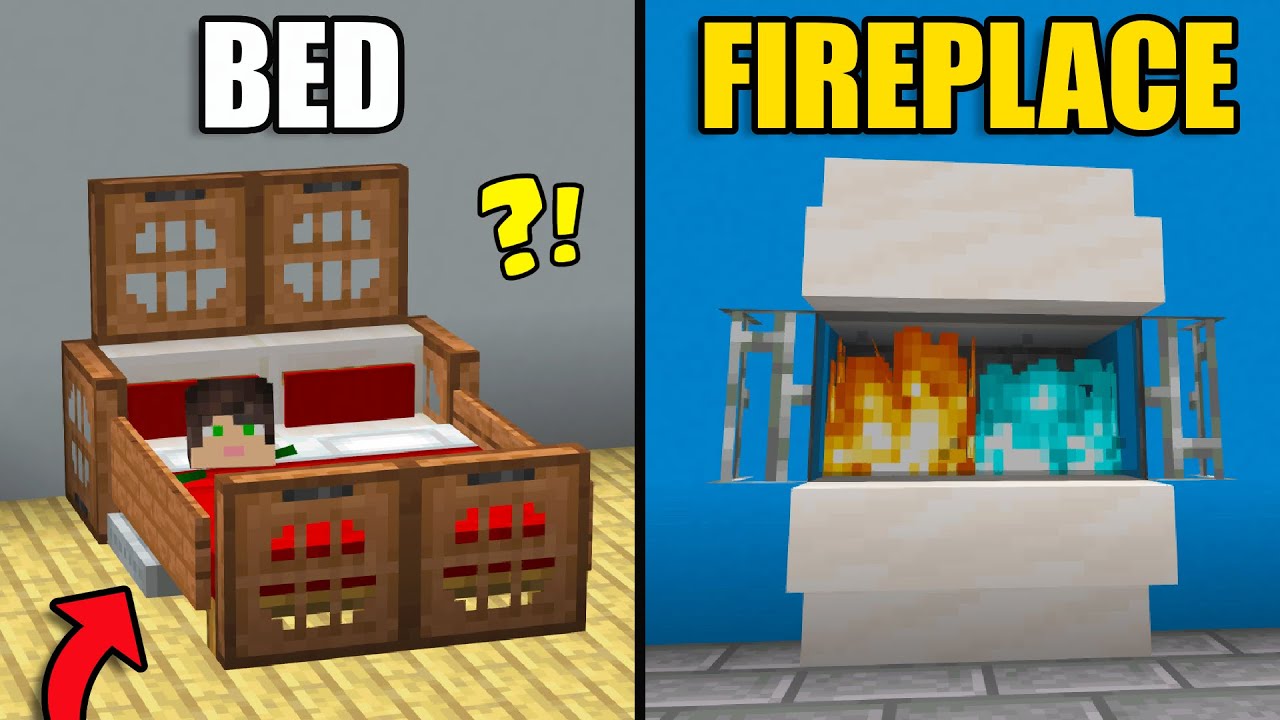 Minecraft: 20+ Smart House Build Hacks!