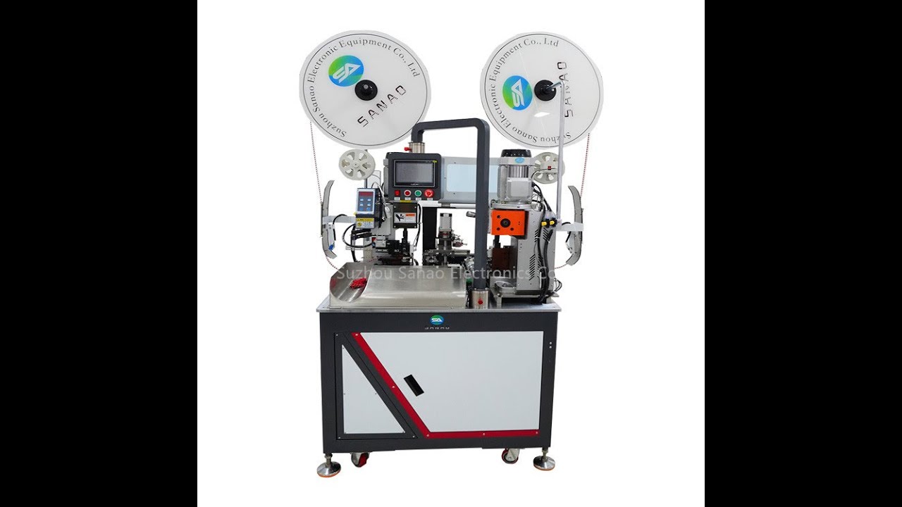 Automatic Cable Wire Stripping Twist Ferrule Roller Pre-insulated Terminal Crimping Machine