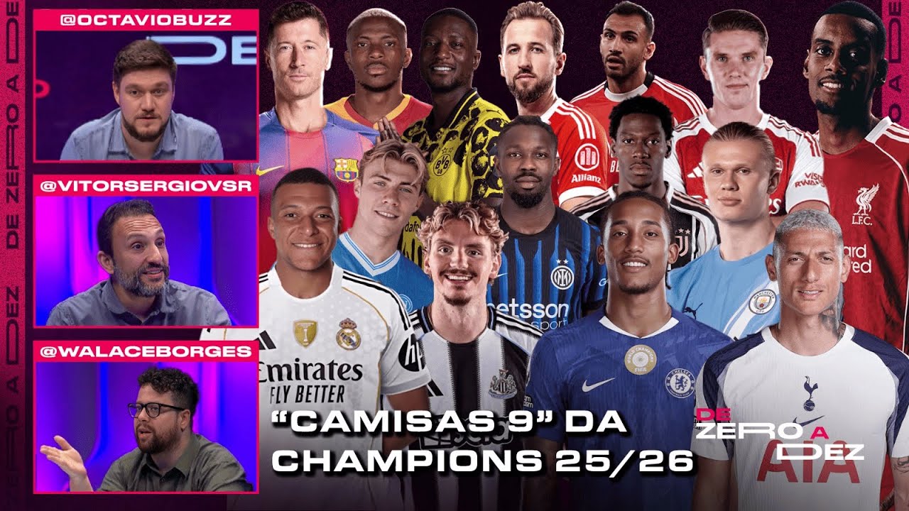 QUEM &Eacute; O MELHOR CENTROAVANTE DA CHAMPIONS LEAGUE 25/26? ELENCAMOS! | DE ZERO A DEZ