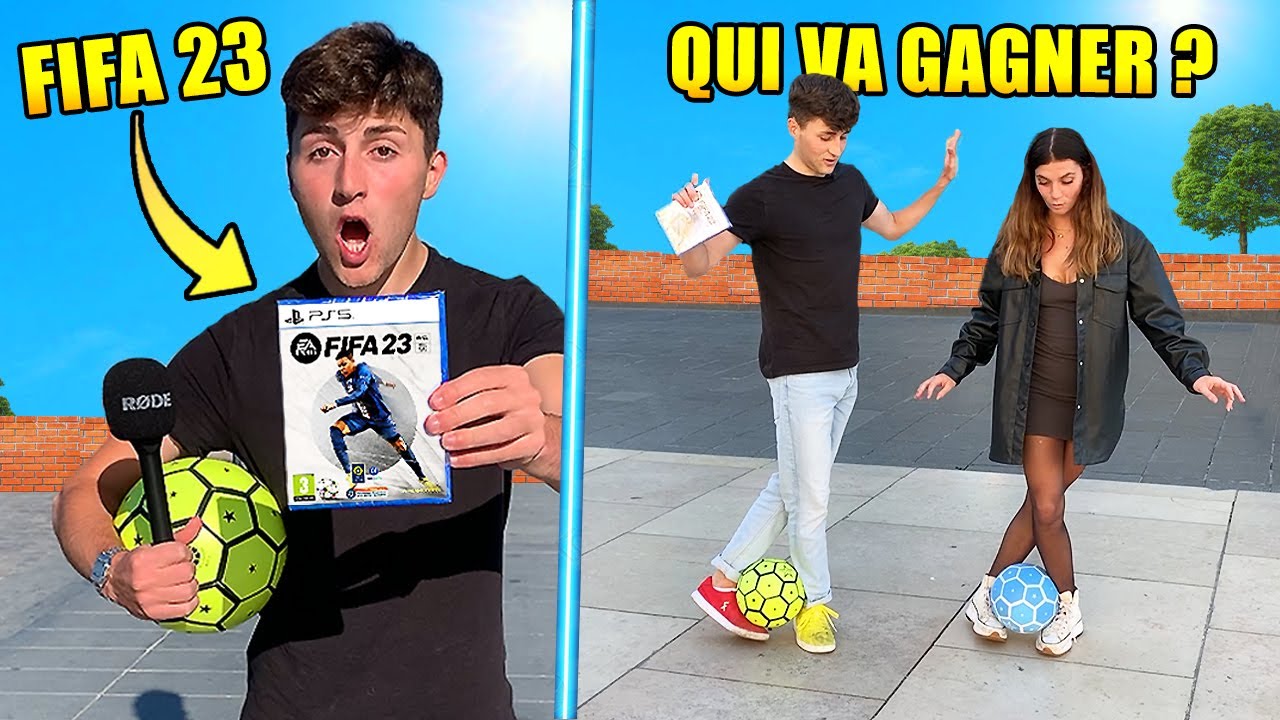STAR FREESTYLE t'offre FIFA 23 si tu RÉUSSIS ce GESTE !  ( il y'a un gagnant 😍 )