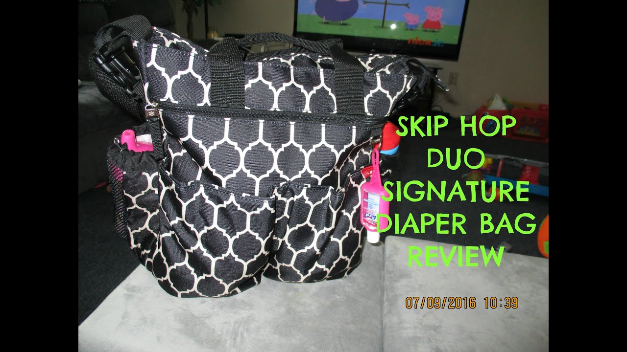 SKIP HOP DUO SIGNATURE DIAPER BAG REVIEW