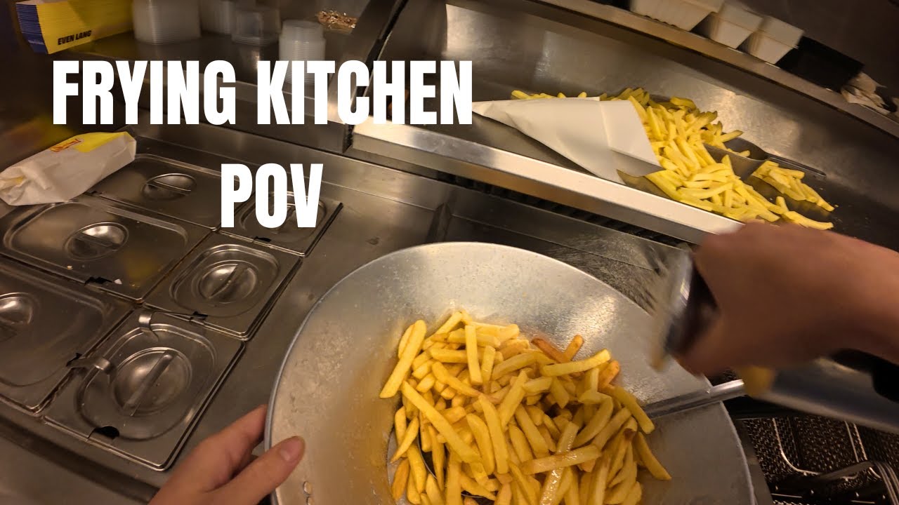 Quiet POV Cooking Fries | Dutch Snackbar