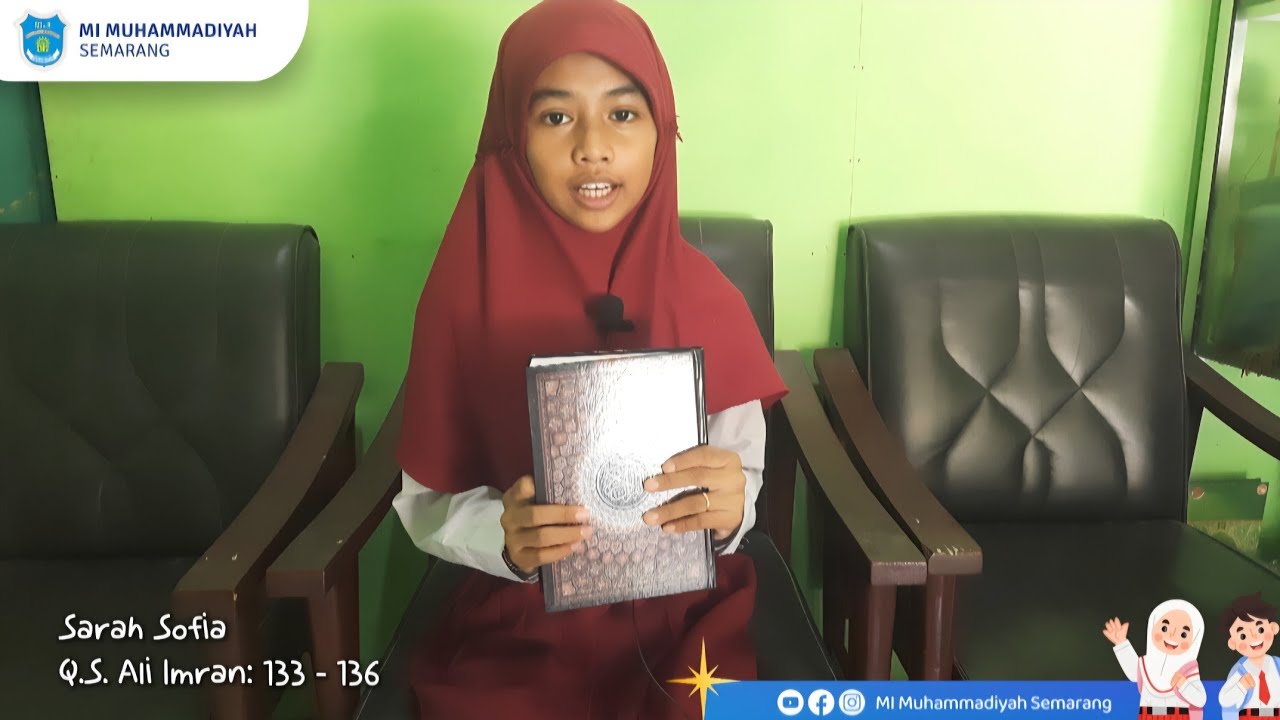 Lomba Murottal SD/MI Se-Jawa Tengah Tahun 2026 | Sarah Sofia – Q.S. Ali Imran: 133-136