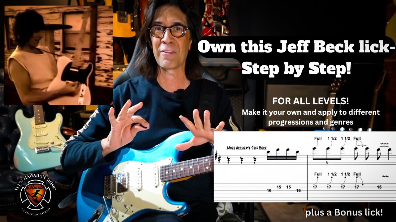 Own This Jeff Beck Lick  Step by Step!