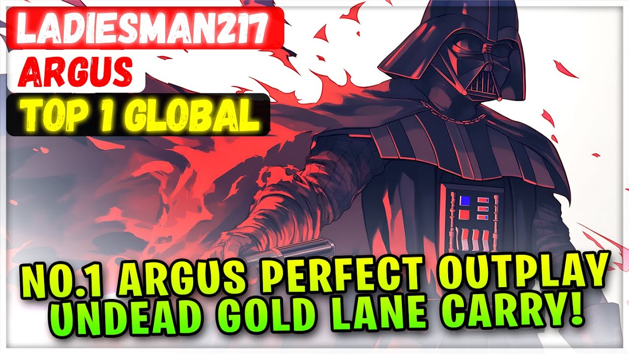 Deadly No.1 Argus Full Damage Gold Laner [ Top 1 Global Argus ] ladiesman217 - Mobile Legends Build
