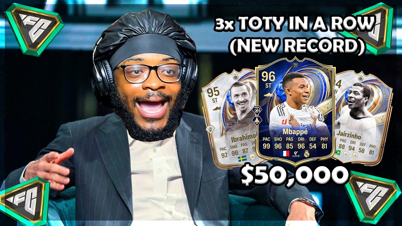 I PACKED 5X TOTY, 3x IN A ROW, THE BEST ONE! (50k PACK OPENING)