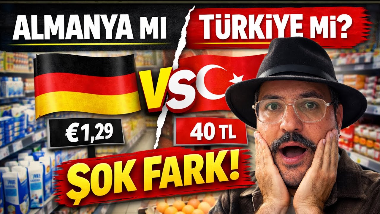 Almanya🇩🇪 vs Türkiye🇹🇷Market Fiyatları | Aynı Ürünler Farklı Fiyatlar.
