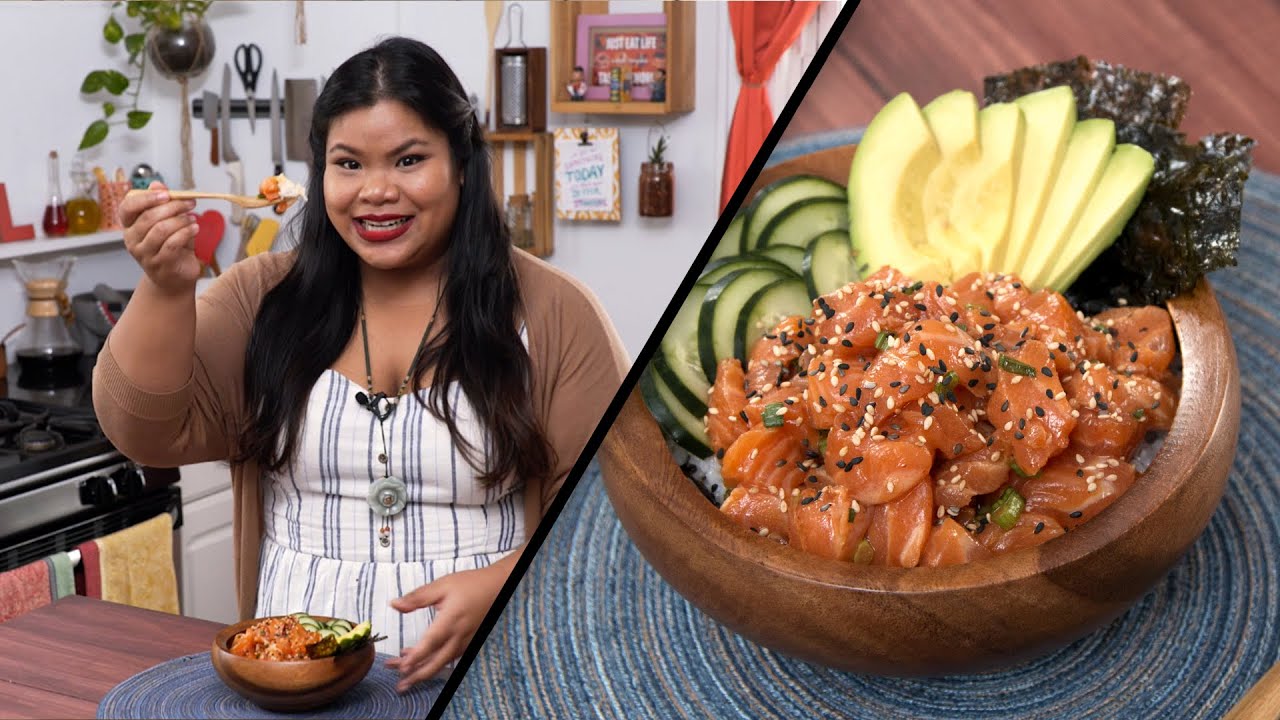 Salmon Poke Bowl | Jen Phanomrat