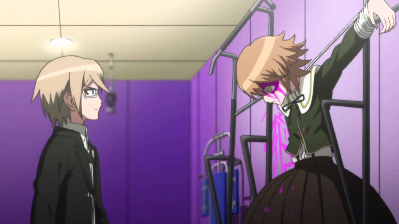 ダンガンロンパアニメHD　4話 不二咲死亡