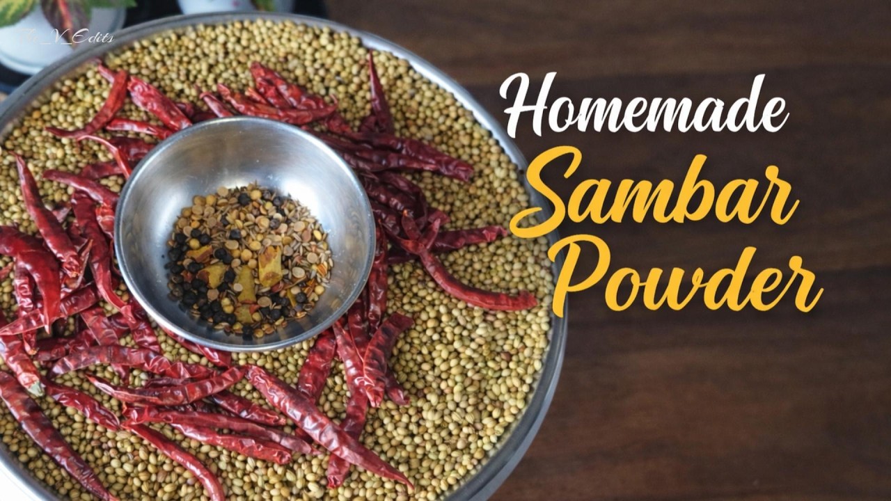 Authentic Homemade Sambar Powder | No Preservatives | Easy Recipe