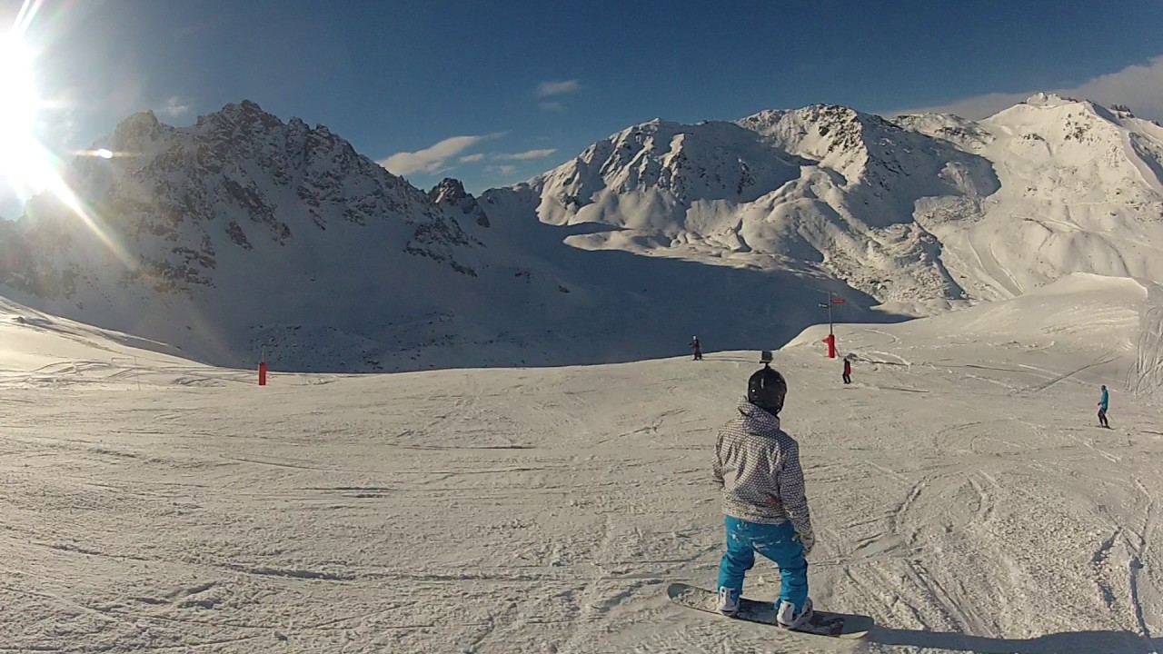 Courchevel black slope CHANROSSA