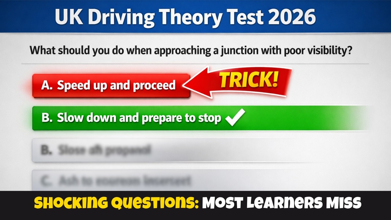 Shocking UK Driving Theory Test 2026 MCQs | Question for Preparation | Hardest MCQs