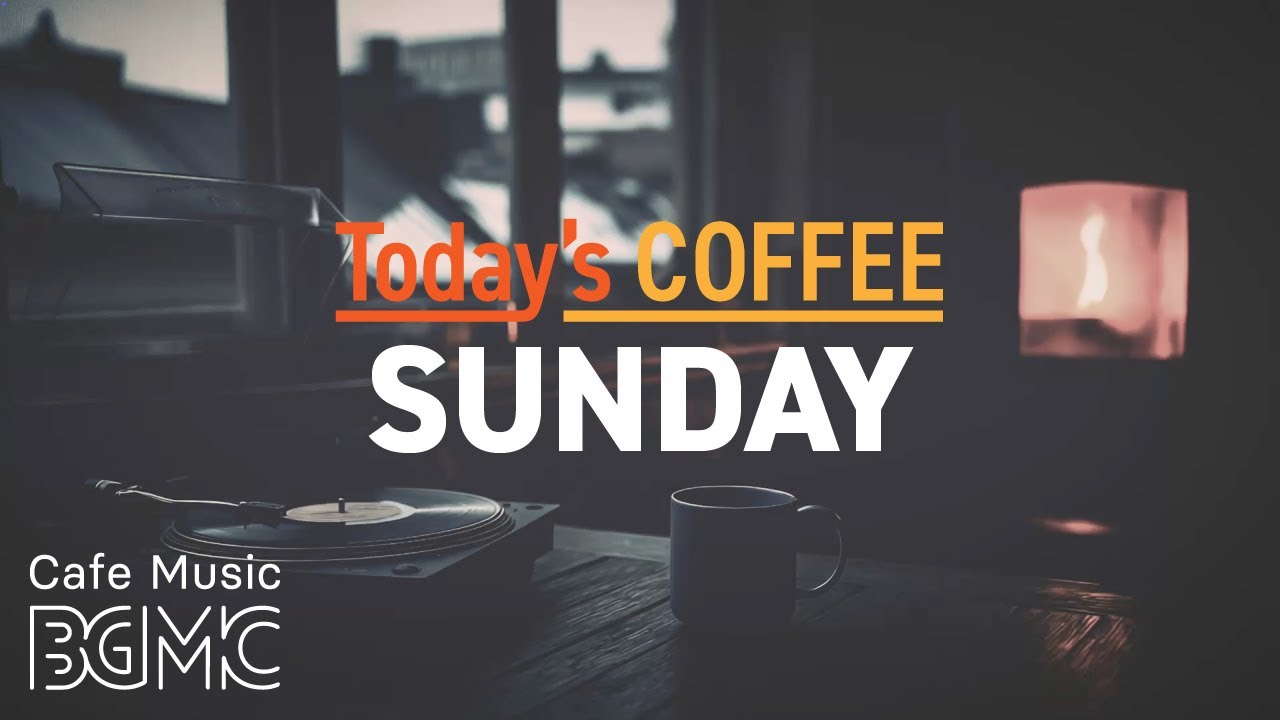 SUNDAY JAZZ: 4K Peaceful Winter Cafe 🌿 Smooth Jazz for Sleep & Study