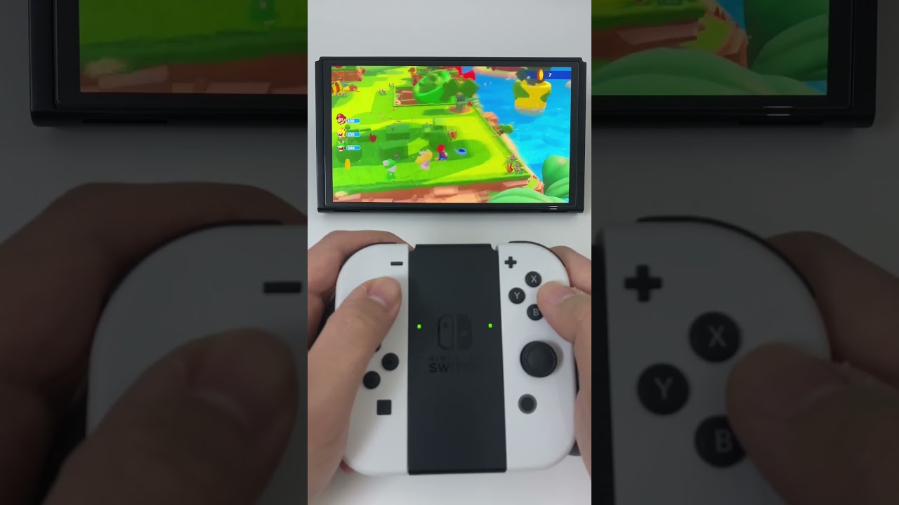 Mario + Rabbids Kingdom Battle on Nintendo Switch OLED