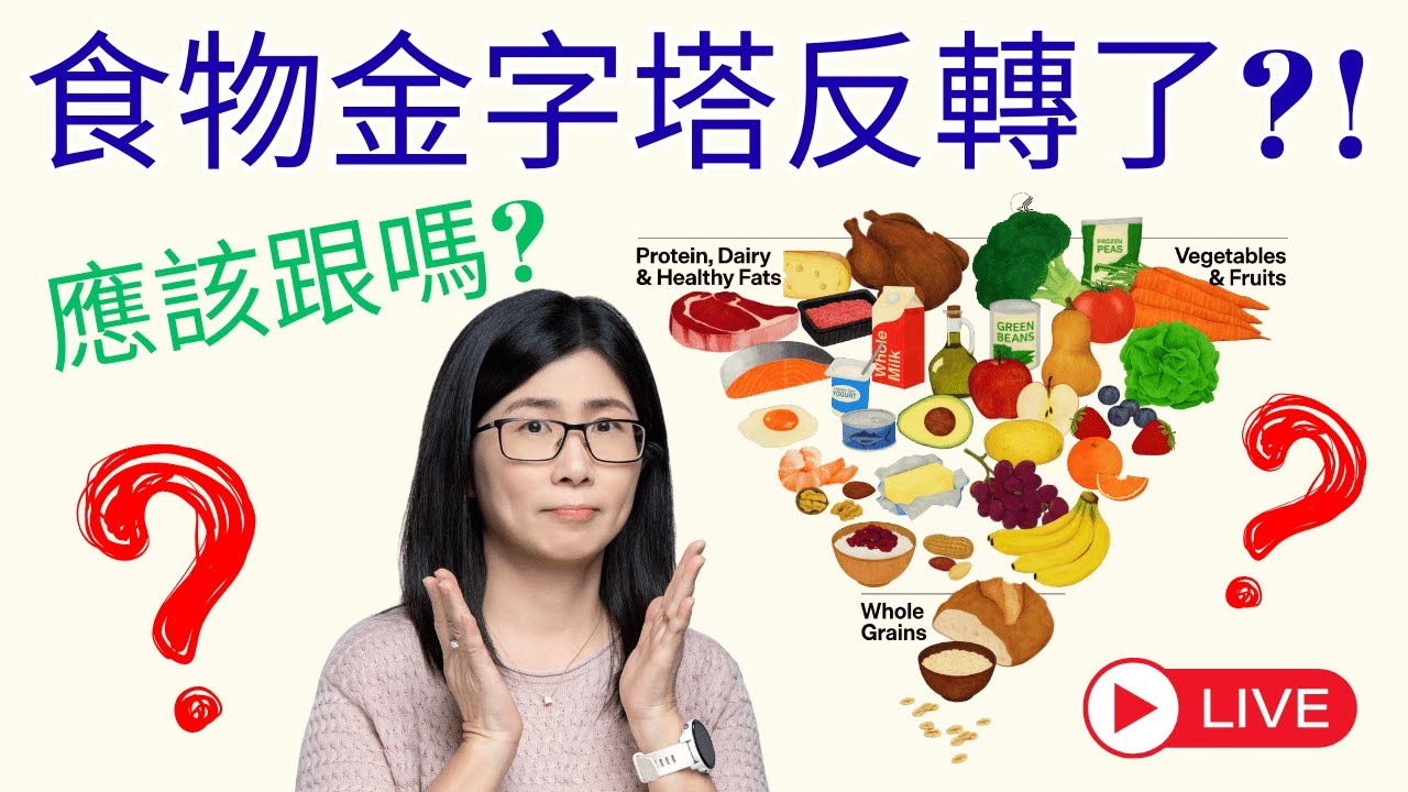 美國最新飲食指引出爐｜食物金字塔反轉，應該跟嗎？ | 營養師媽媽Priscilla