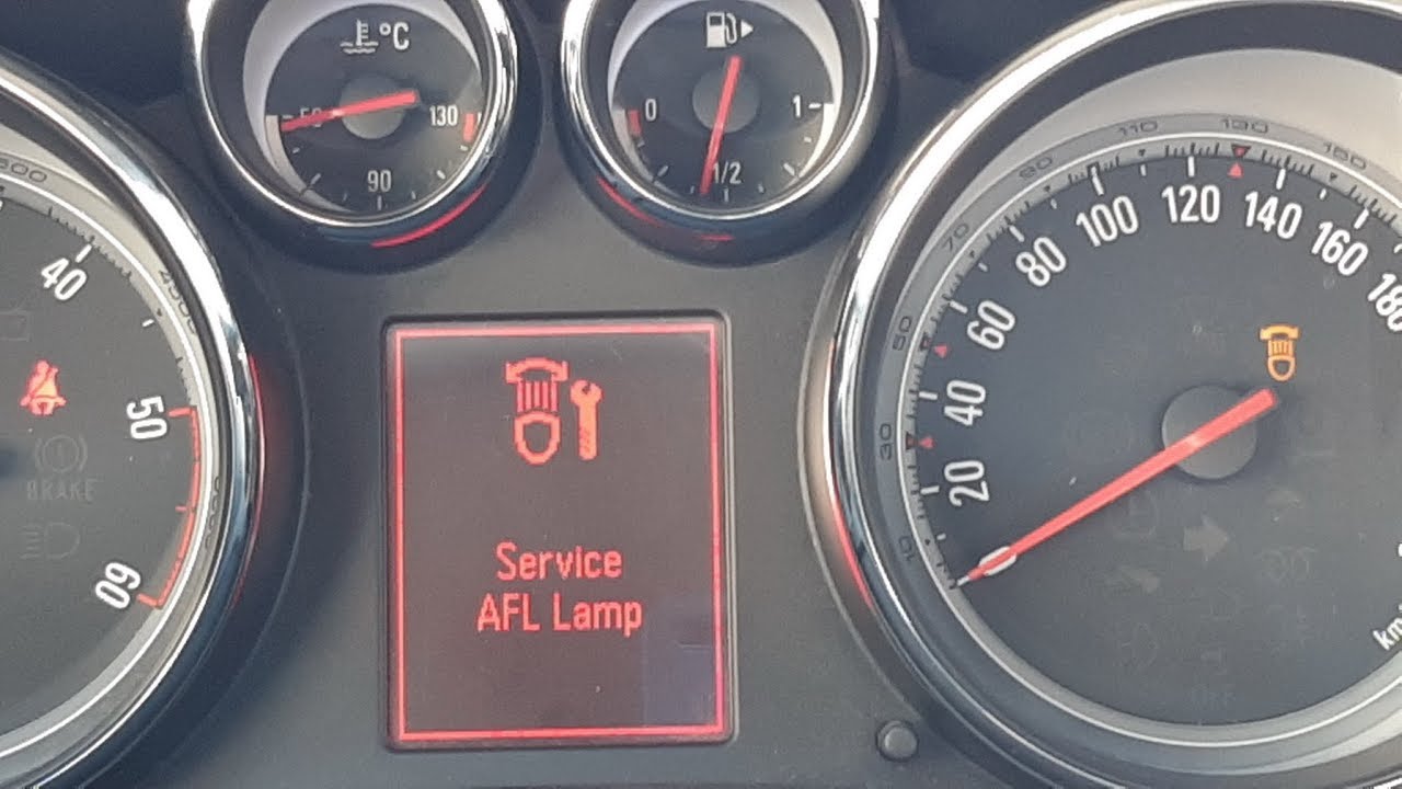 How to Fix Opel Astra J Service AFL LAMP Error