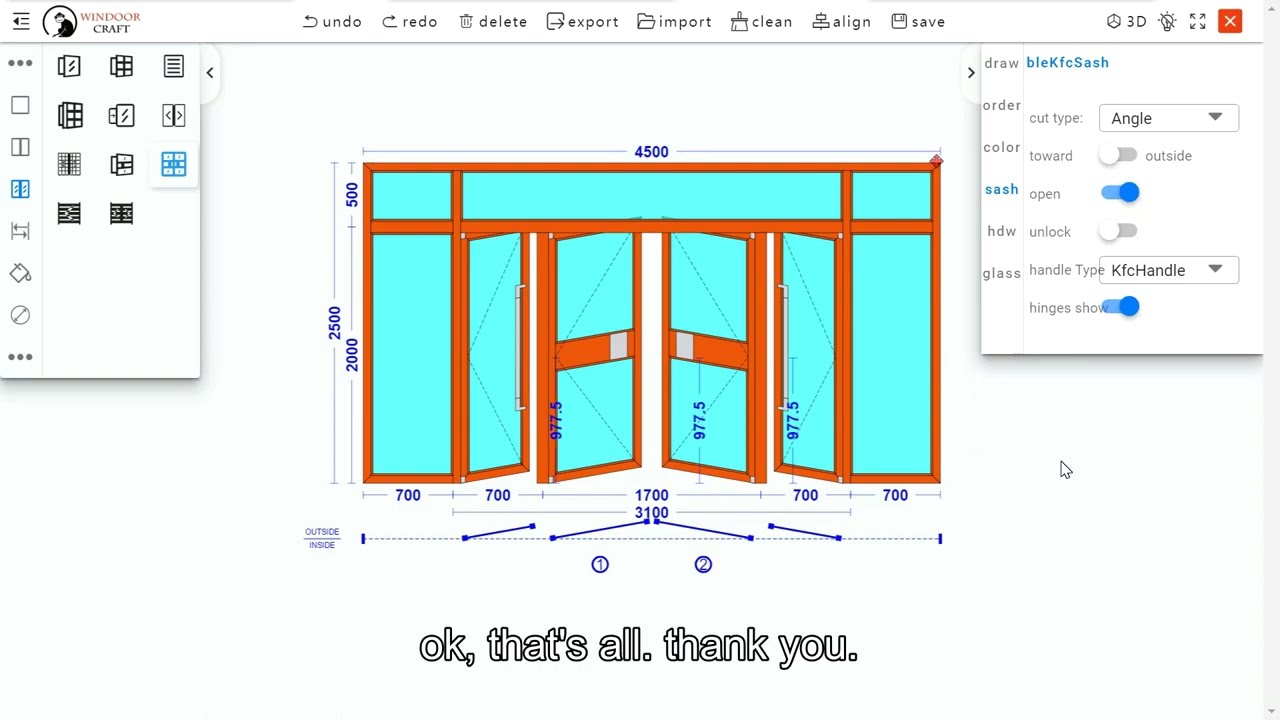 chapter 8 - door design software drawing kfc door