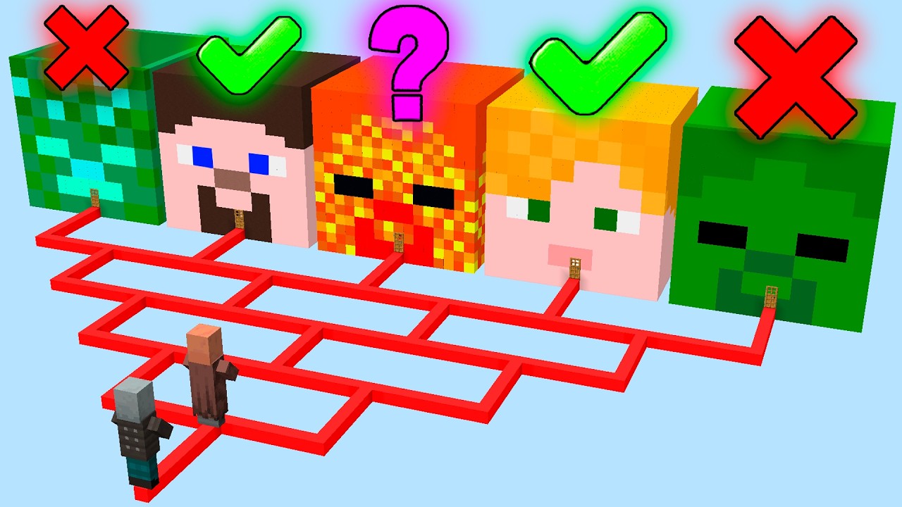 which house will villager choose?
