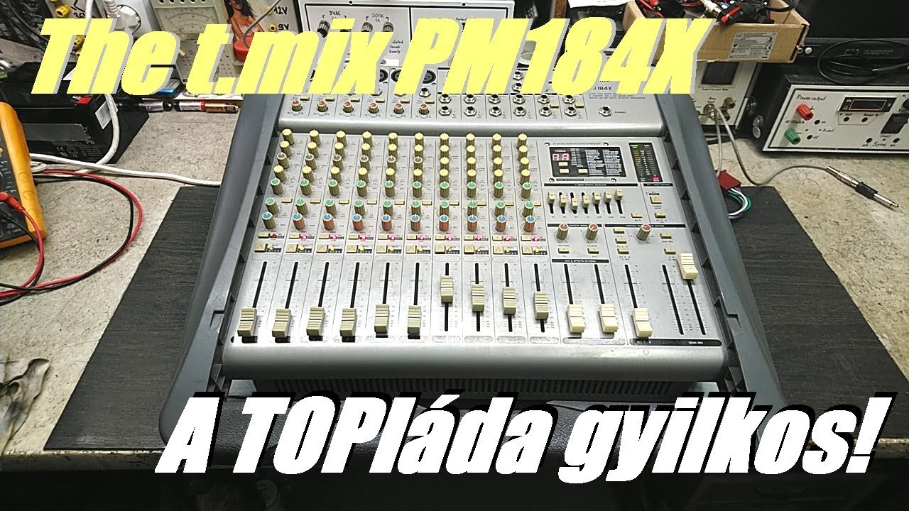 The t.mix PM184X A keverőerősítő, aki nyírja a Topládákat!