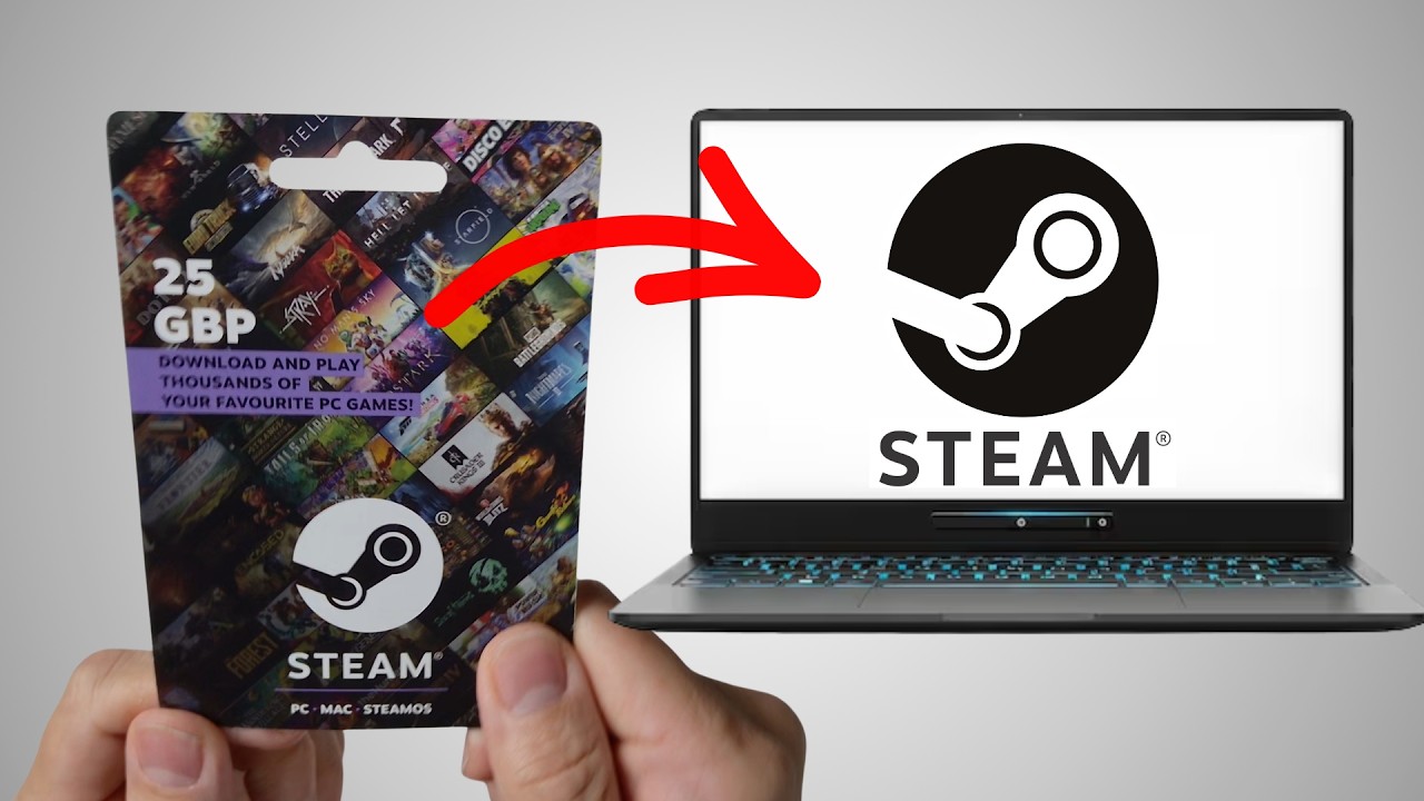 Как активировать подарочную карту Steam на ПК