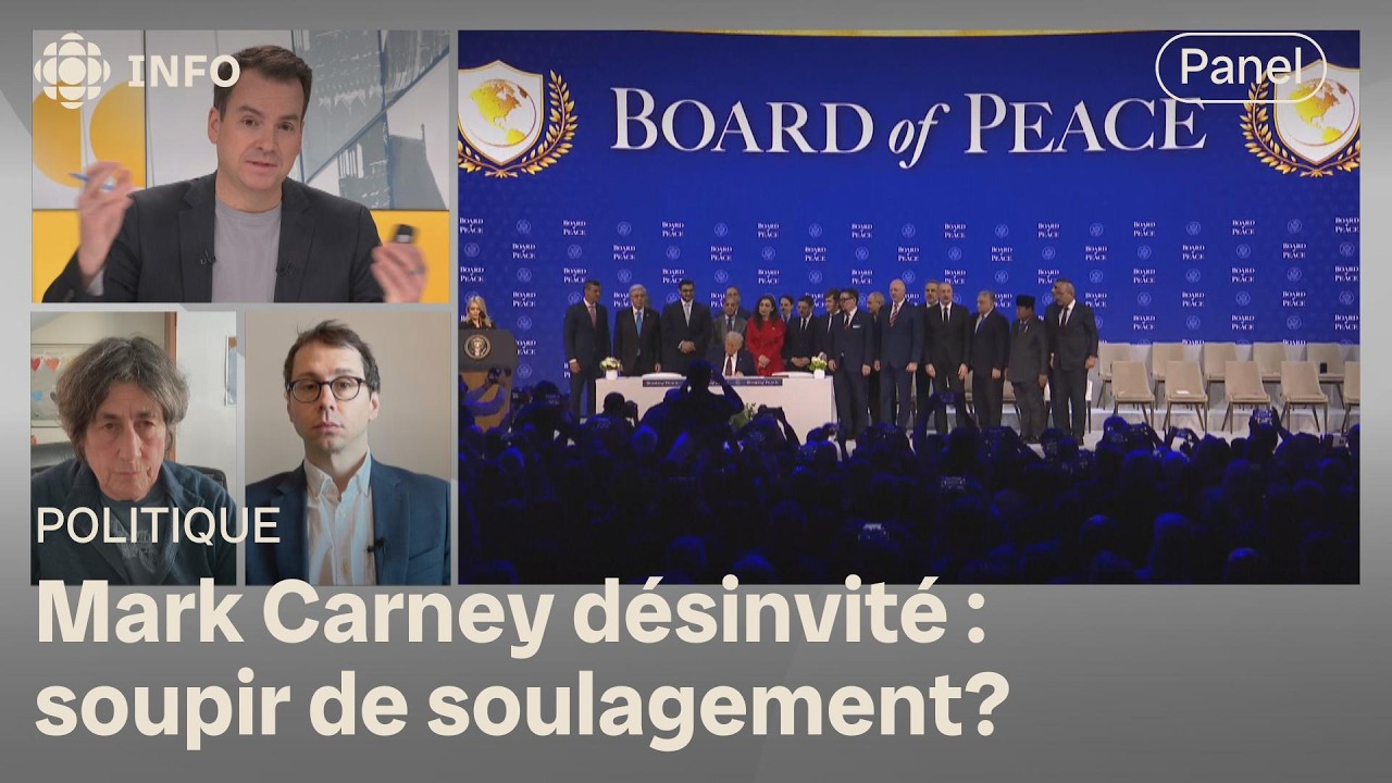 Donald Trump désinvite Mark Carney de son Conseil de paix : soupir de soulagement? | L'agenda