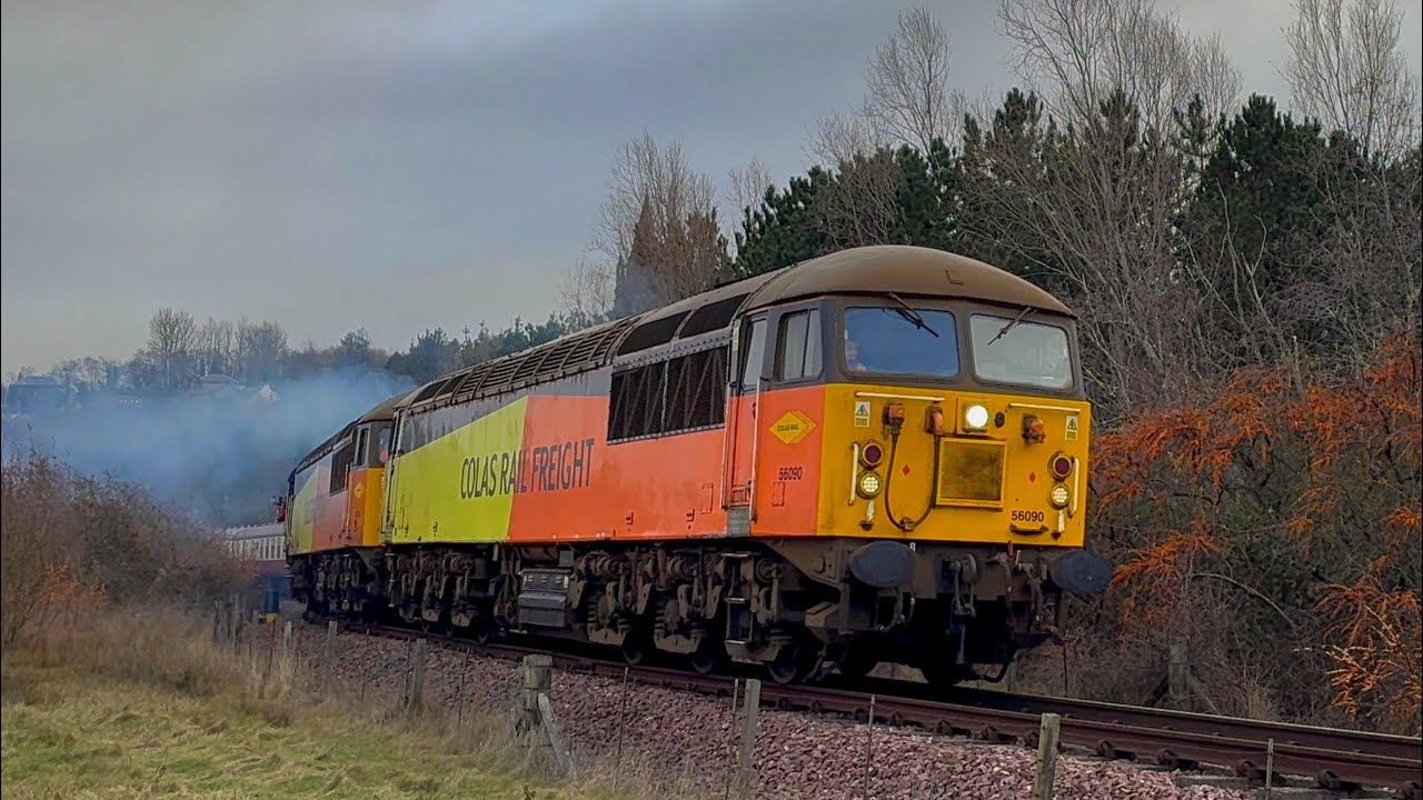 Colas 56 pair star in Bo’ness’ Diesel Gala! 