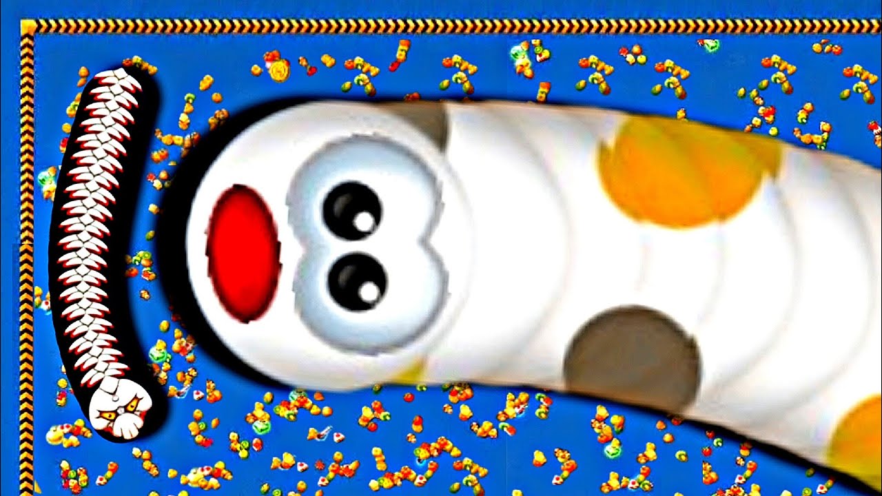 WORMSZONE.IO BEST GAME | BIGGEST SNAKE IN THE WORLD 🐍 EPIC WORMS ZONE IO BEST GAMEPLAY #55