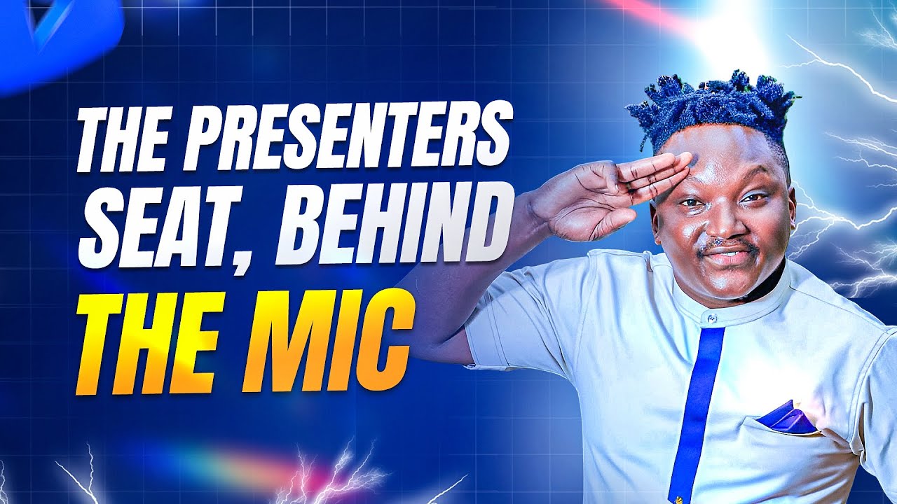THE PRESENTERS SEAT, BEHIND THE MIC