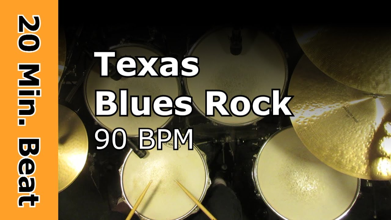 Texas Blues Rock Drum Track 90 BPM | Forget Cowbell, Add More Guitar