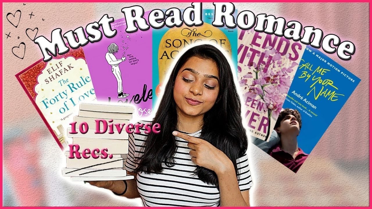 Top 10 ROMANCE book recommendations📚💕[Love stories to read] Wisewithgrace