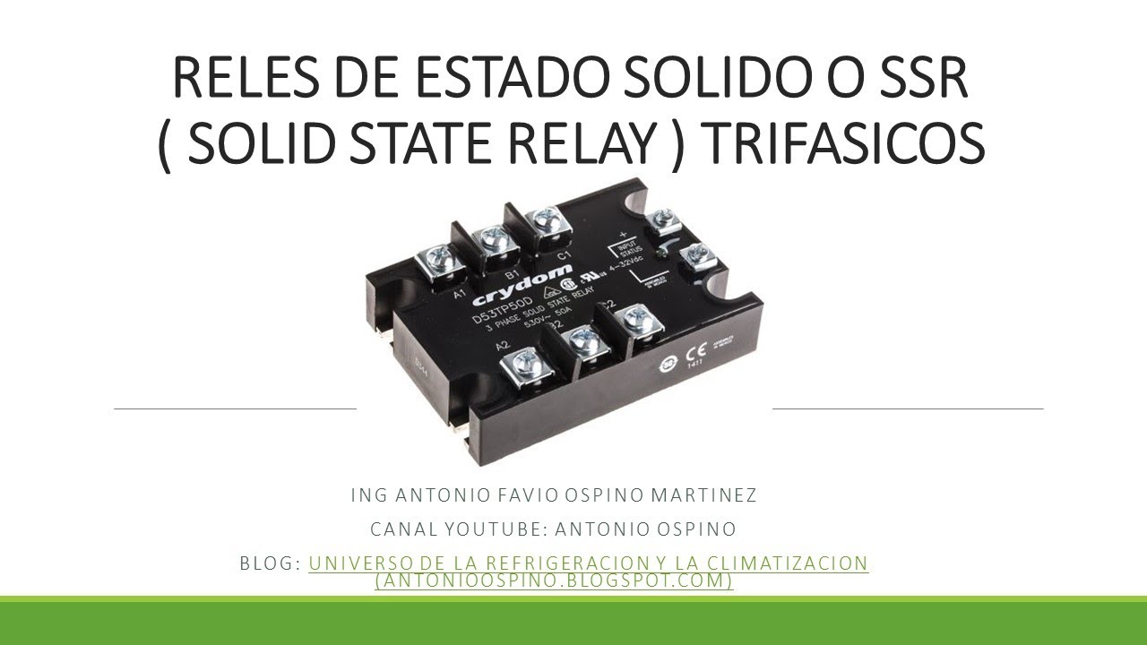 RELES DE ESTADO SOLIDO O SSR TRIFASICOS