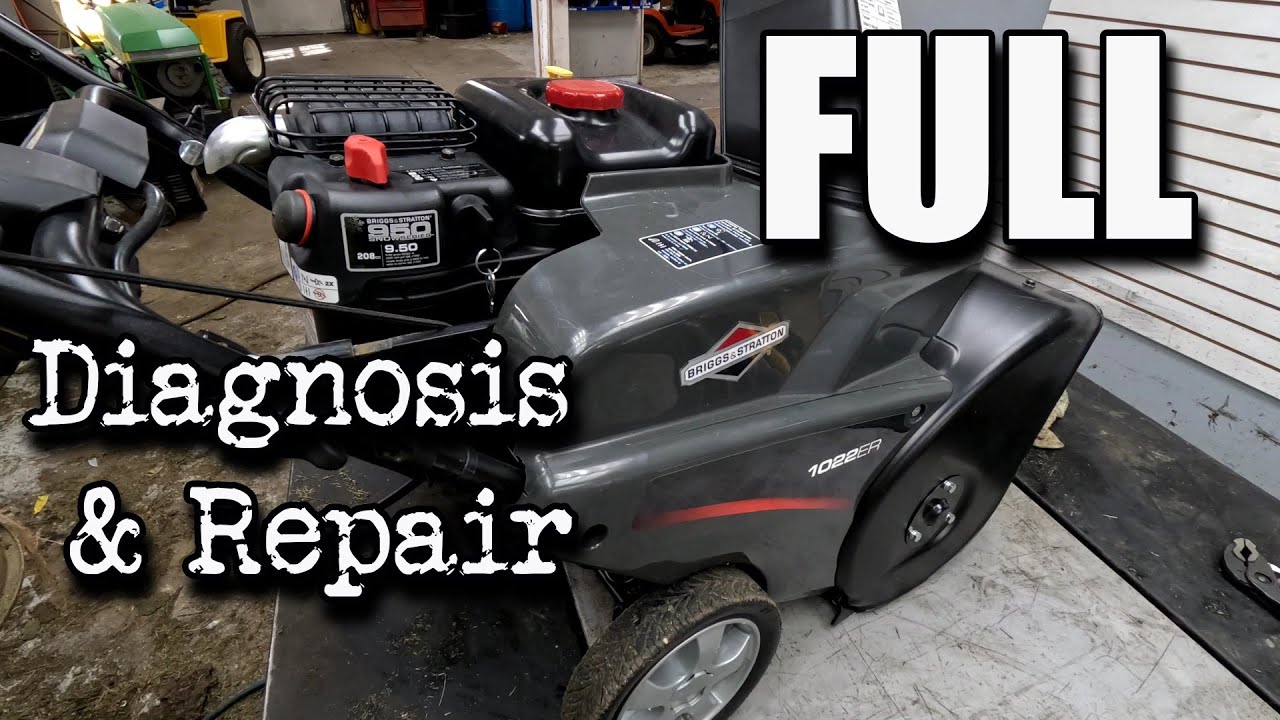 Briggs & Stratton Snow Blower Won't Start Surges Leaks Gas Ultrasonic Carburetor Cleaning Rebuild