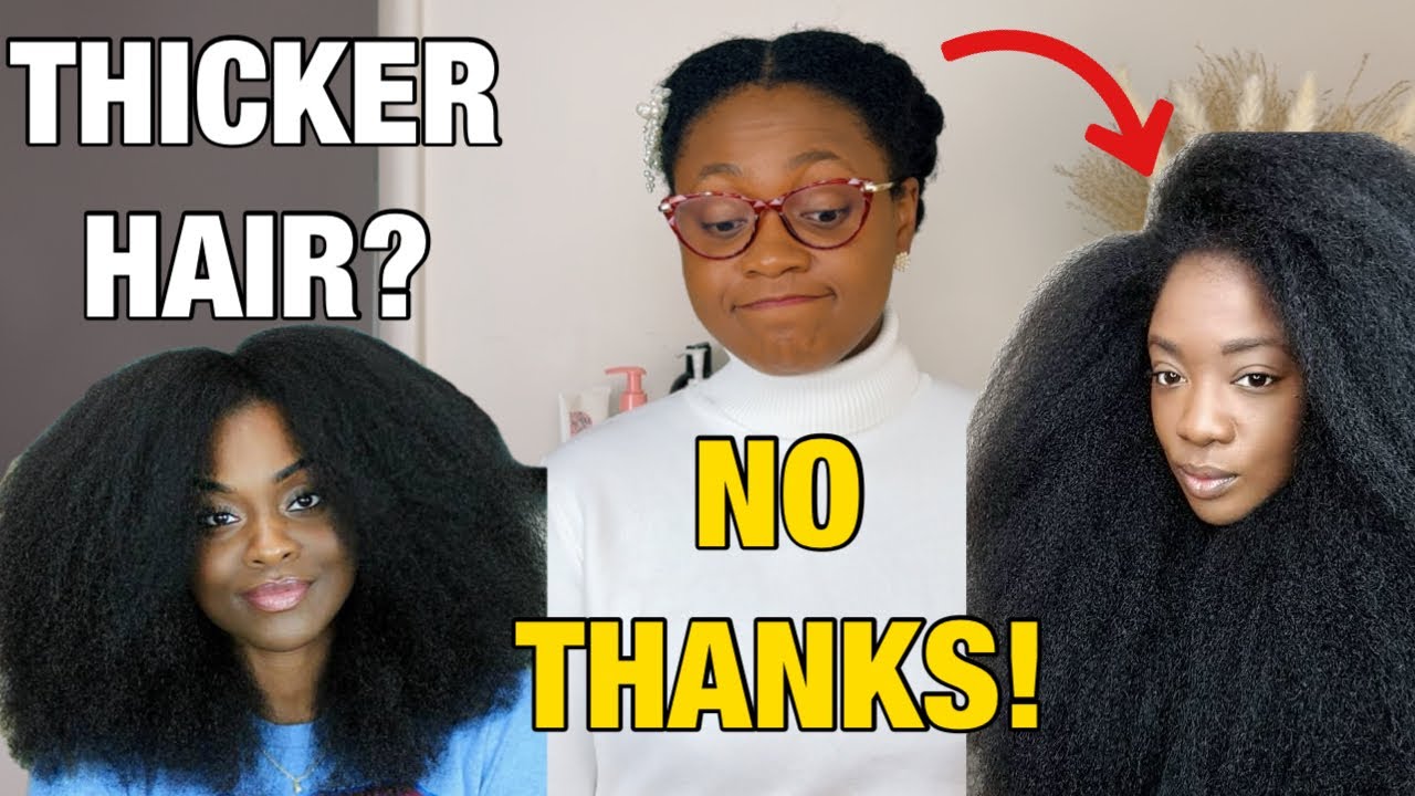 PROS of FINE & LOW DENSITY natural hair | Why I don&rsquo;t want THICKER natural hair