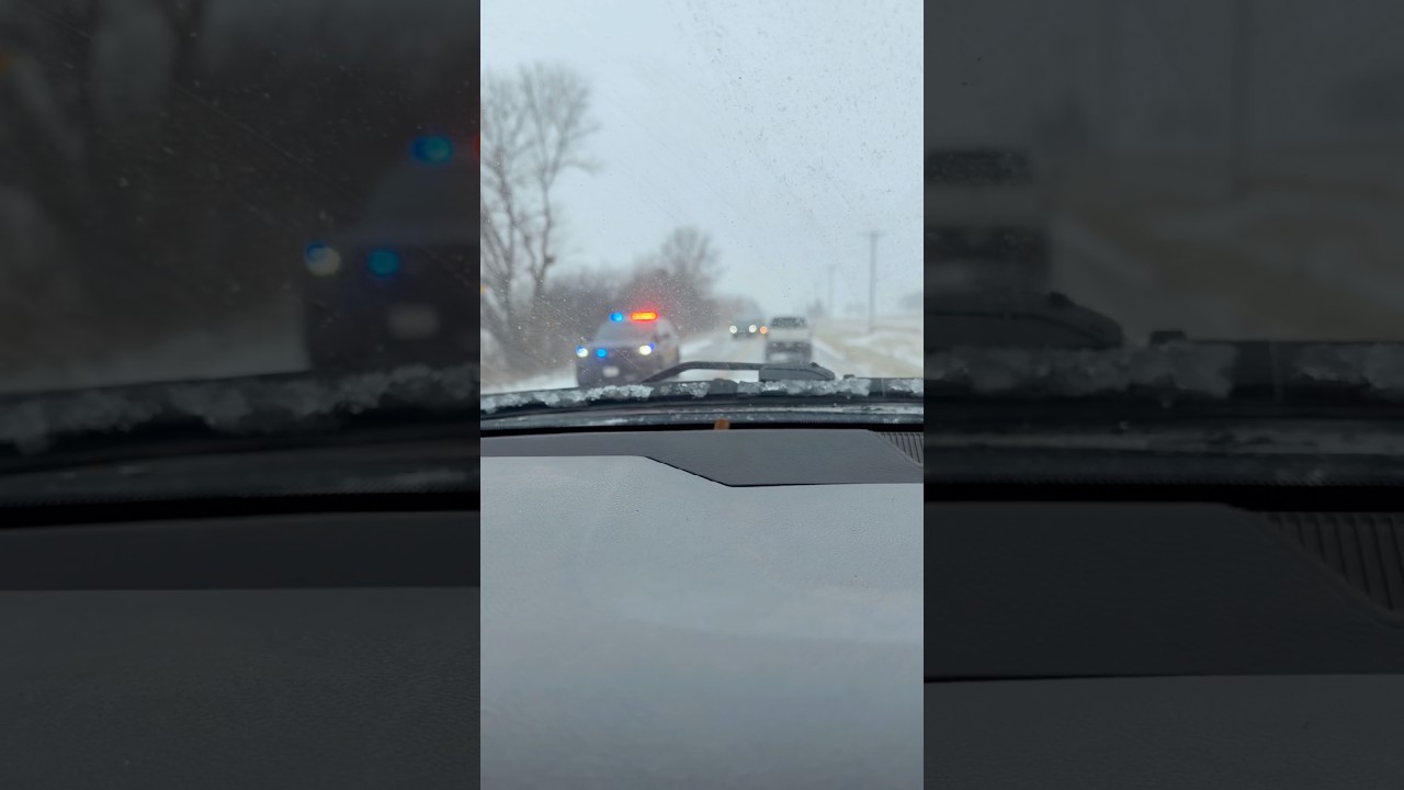 Chicago Suburbs Snow Squall 