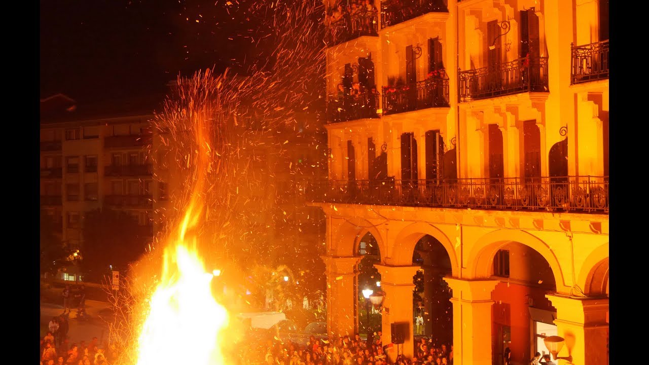San Juan arbola eta sua Urretxun. 2017 ekaina