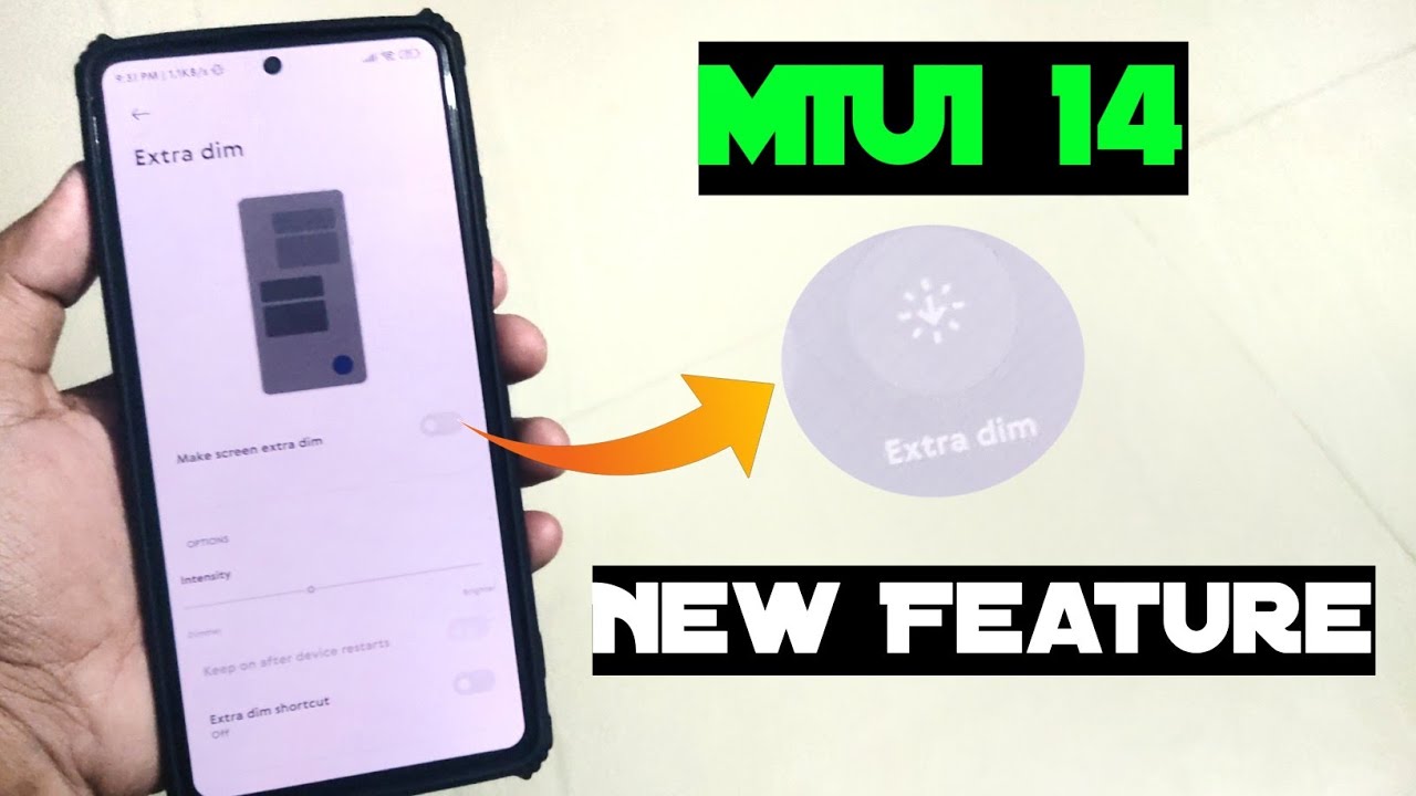 Enable Extra Dim Option in MIUI 14 Any Redmi & Poco Phones ft. Redmi Note 12 Pro 5G 🥰🥰🥰