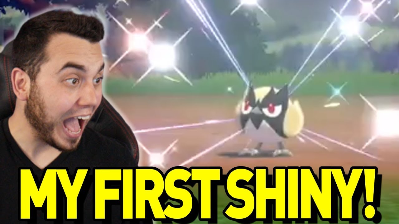 MY FIRST SHINY! SHINY ROOKIDEE in POKEMON SWORD and SHIELD!