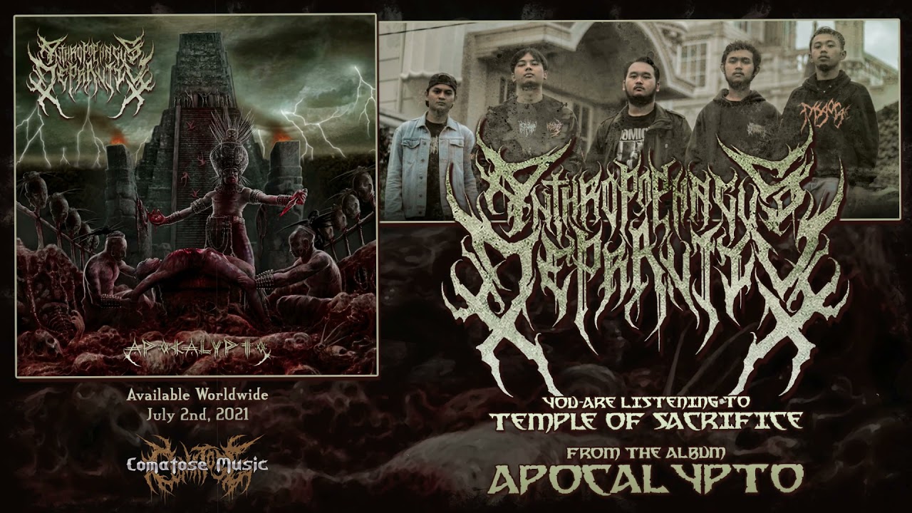 ANTHROPOPHAGUS DEPRAVITY 'Temple of Sacrifice' (Single / 2021)