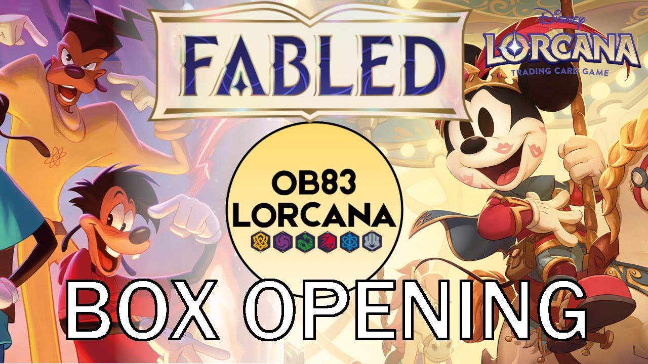 Can I get I2I with an ICONIC MICKEY?!? - Disney Lorcana FABLED Prerelease Booster Box Opening