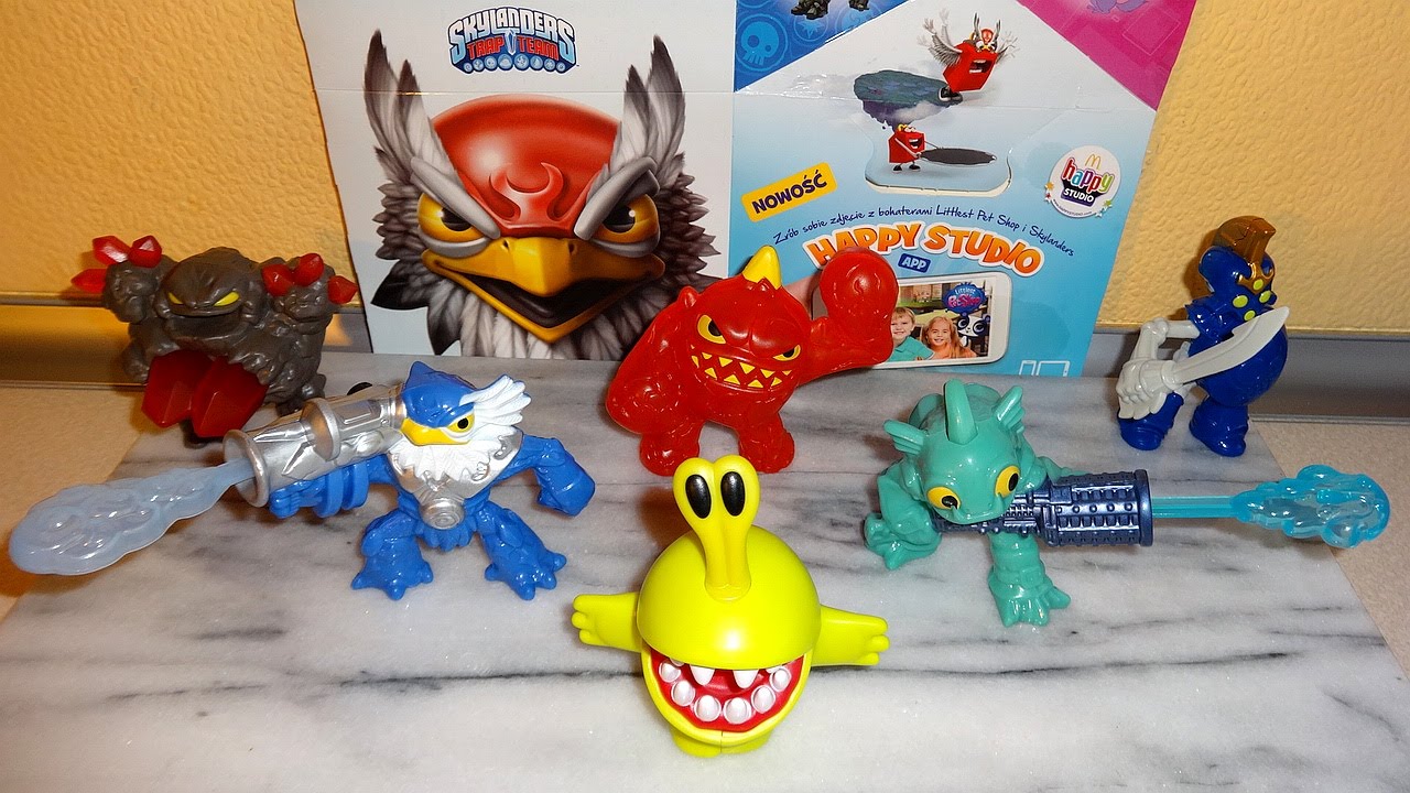 Skylanders Trap Team Activision Game Figures Full Set European Collection 2014 Unboxing