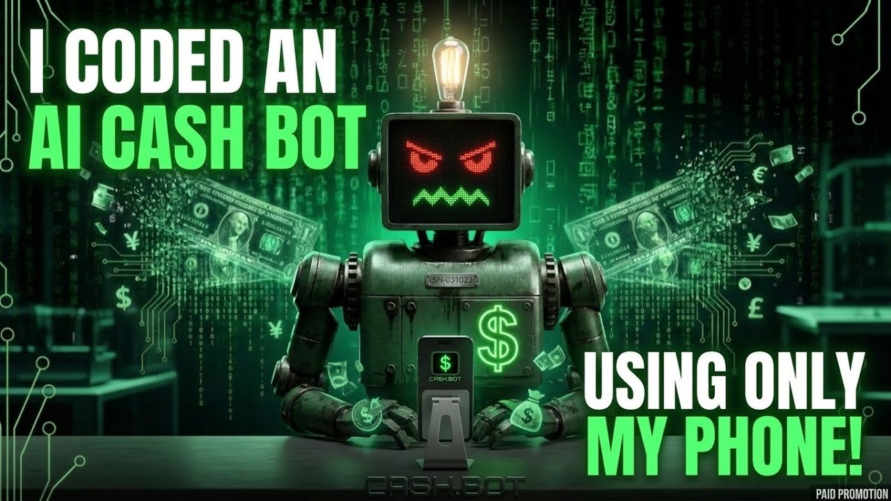 I CODED AN AI CASH BOT (USING ONLY MY PHONE)